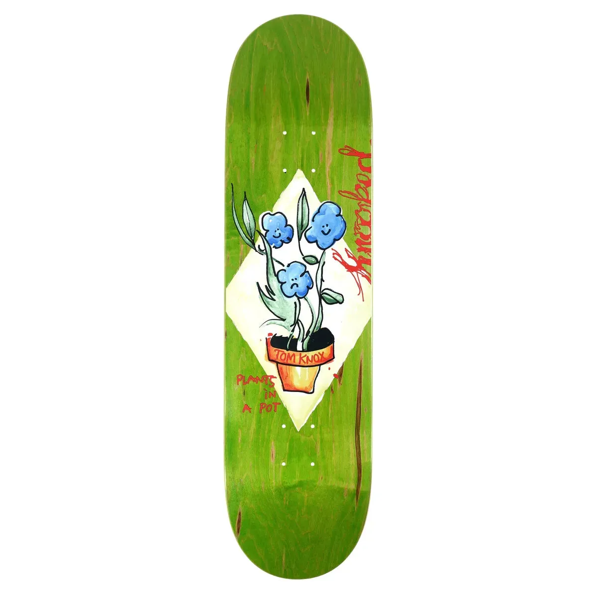 8.5" Knox Blue Flowers Deck