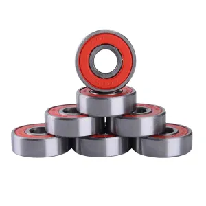 ABEC 11 Bearings Red - Set of 8