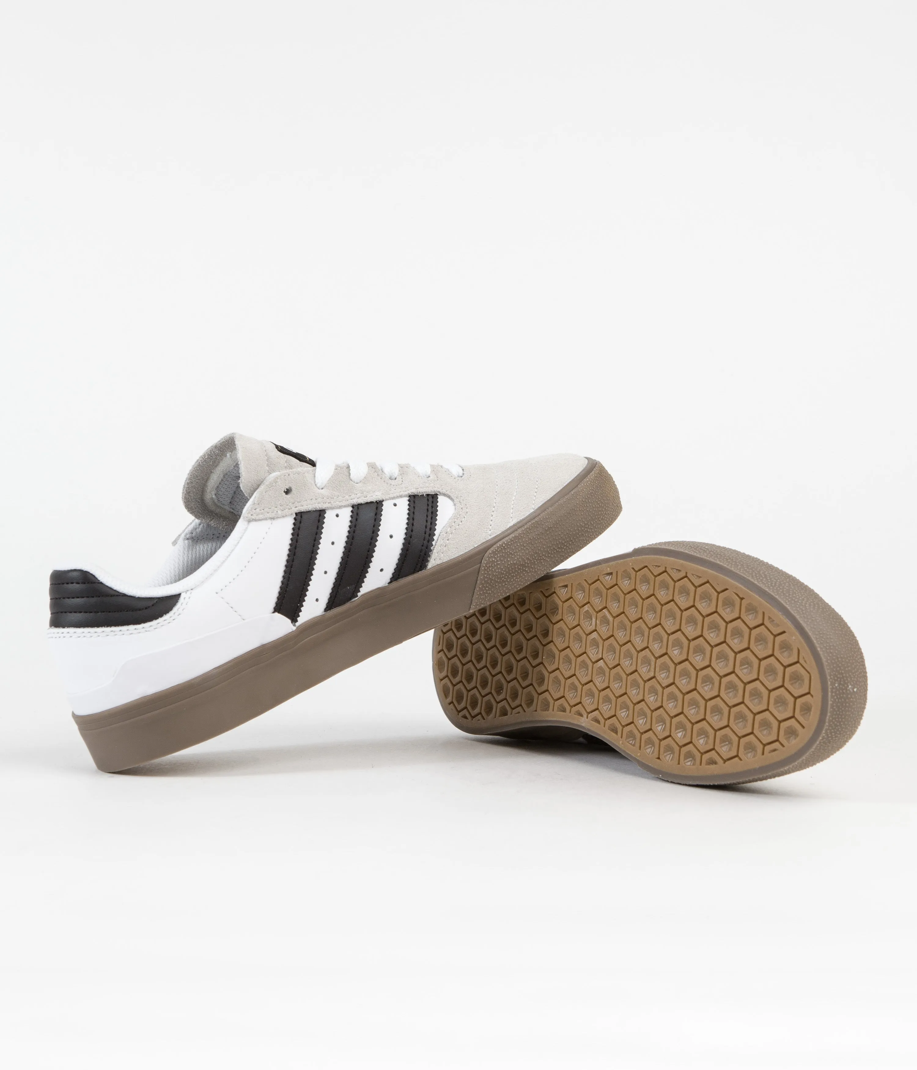 Adidas Busenitz Vulc II Shoes - FTWR White / Core Black / Gold Metallic