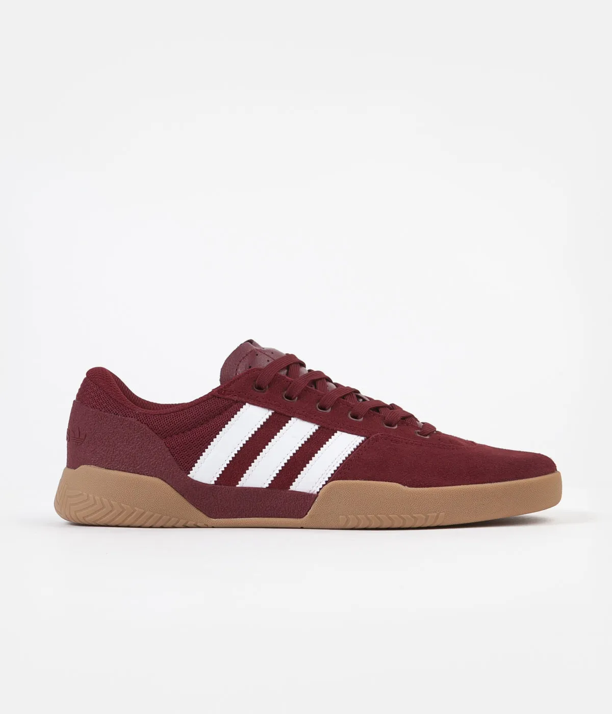 Adidas City Cup Shoes - Collegiate Burgundy / White / Gum4