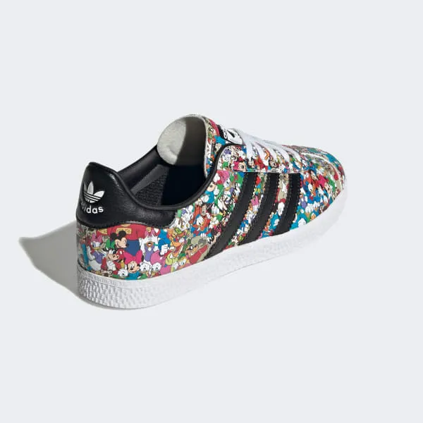 Adidas Kid's Gazelle Disney Mickey Shoes - Core Black / Cloud White