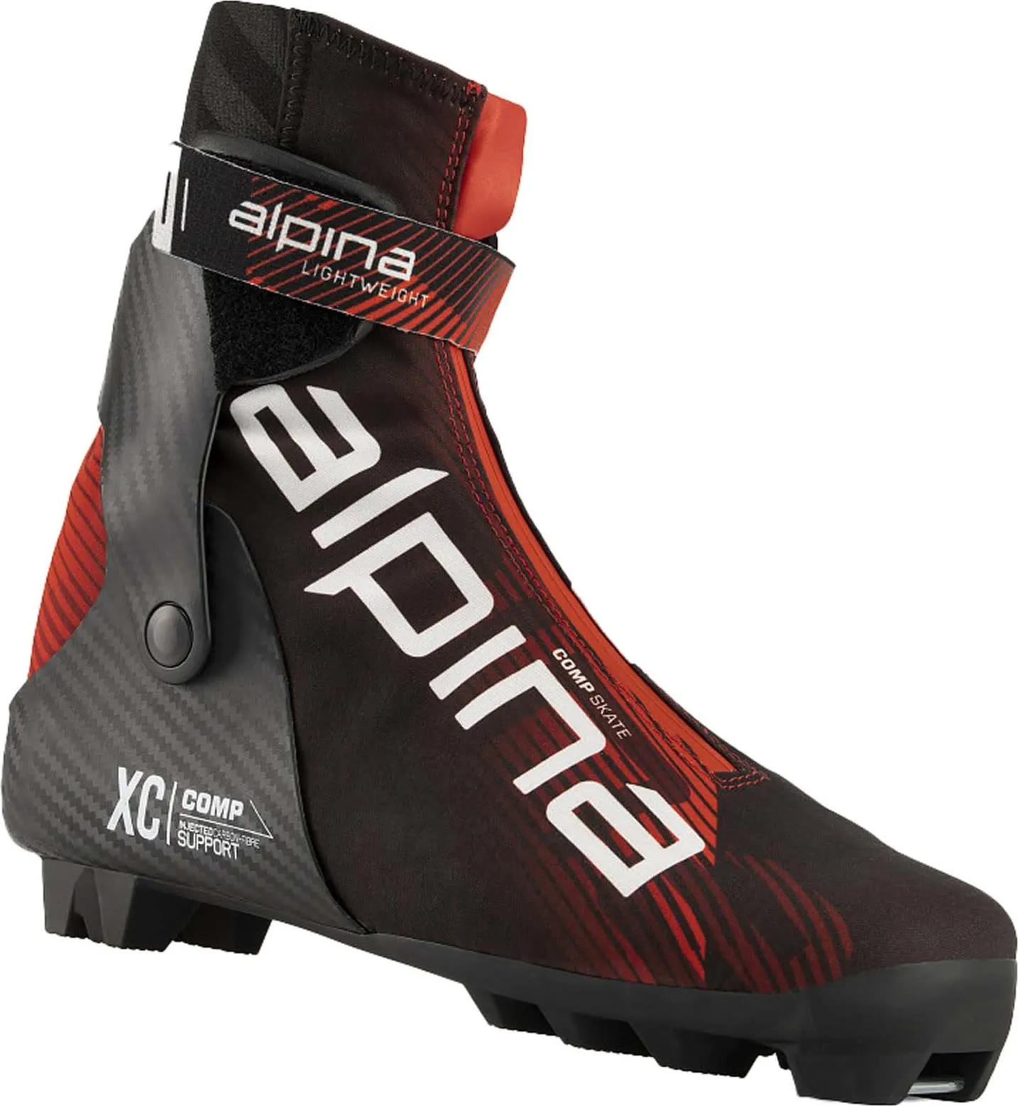 Alpina Unisex Comp Skate Black/Red | Buy Alpina Unisex Comp Skate Black/Red here | Outnorth