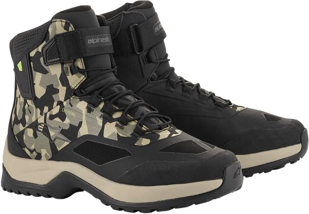 ALPINESTARS CR-6 Drystar? Shoes - Black/Brown/Green - US 8.5 261102016098.5