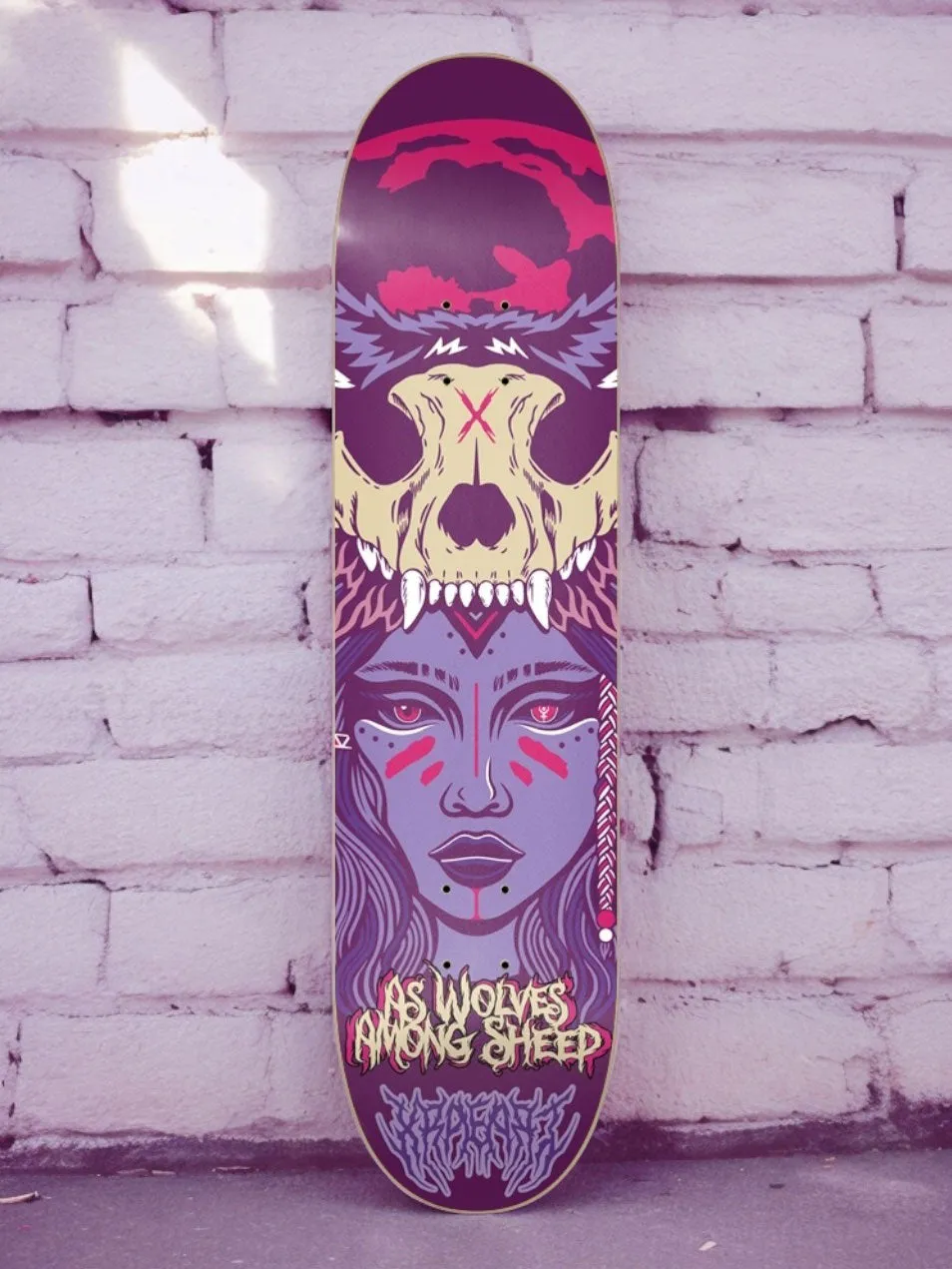 As Wolves Among Us 8-inch Skate Deck