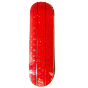 Auslany 8.25" Auslany x AD Red Skateboard Deck