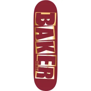 BAKER DECK - ROWAN ZORILLA BRAND NAME RED/FOIL (8.38")