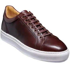 BARKER Sam Sneakers - Mens - Chestnut Hand Painted