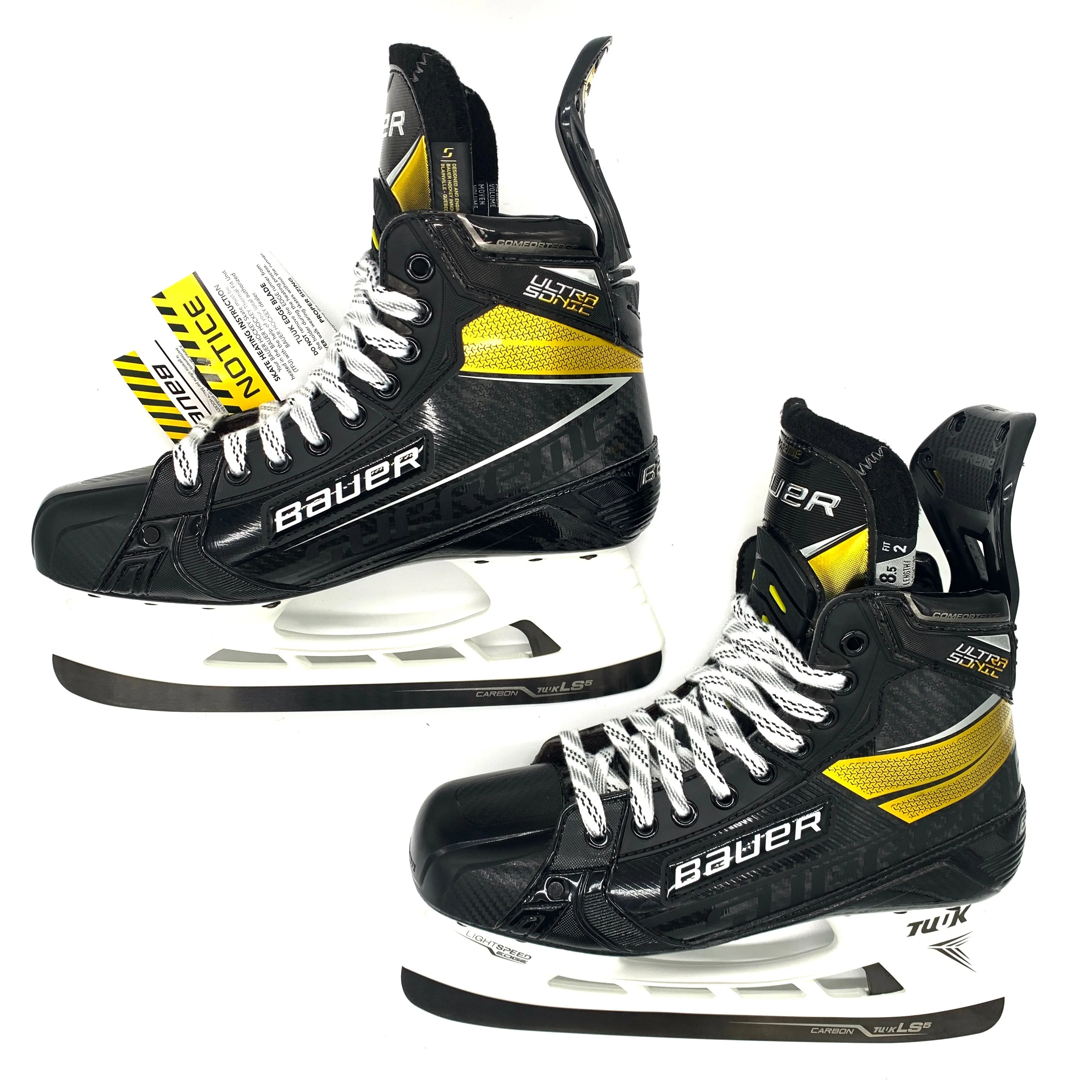 Bauer Supreme Ultrasonic - Pro Stock Hockey Skates - Size 8.5 Fit 2