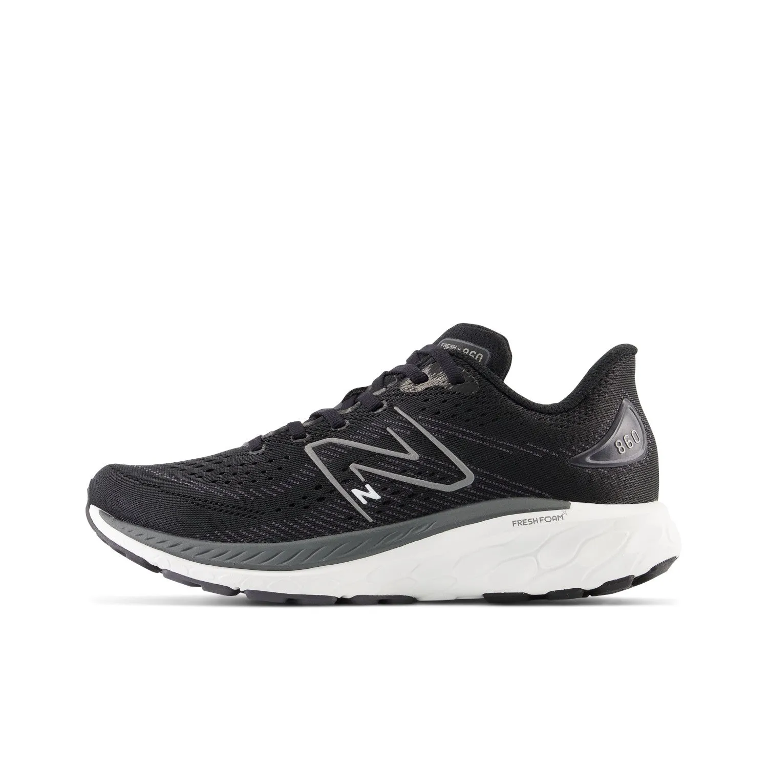 Big Kid's New Balance Fresh Foam X 860v13 Color: Black with White and Magnet