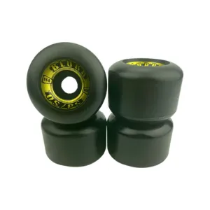 Blurr 60mm 96a Re-Issue Swirl Conical Black Skateboard Wheels 4pk