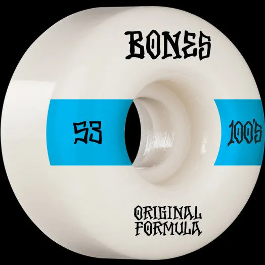 Bones Wheels OG Formula Skateboard Wheels V3 White