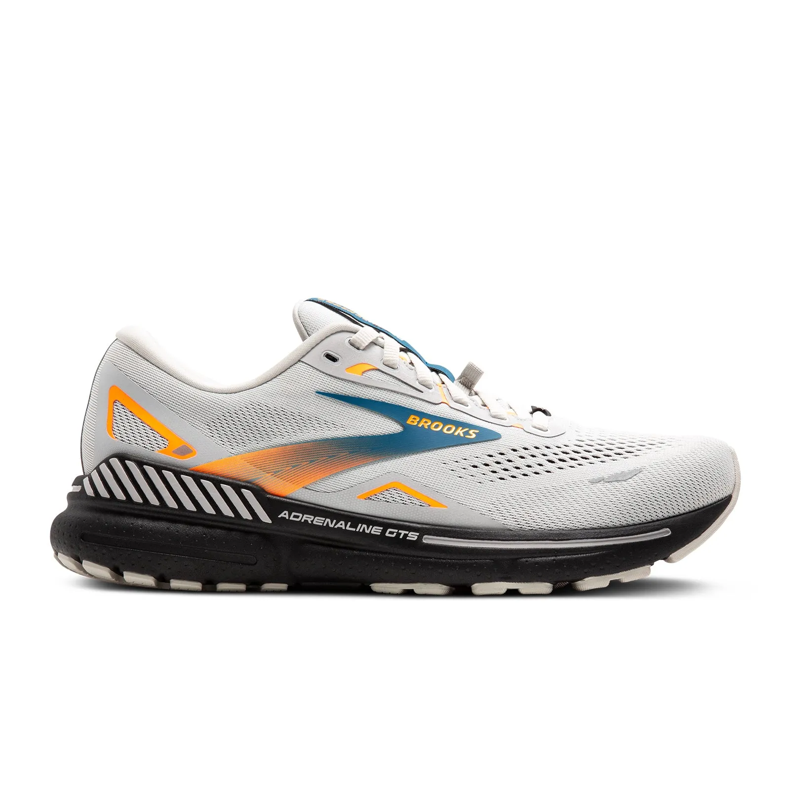 Brooks Adrenaline GTS 23 GTX Running Shoe (Men) - Oyster Mushroom/Orange/Blue