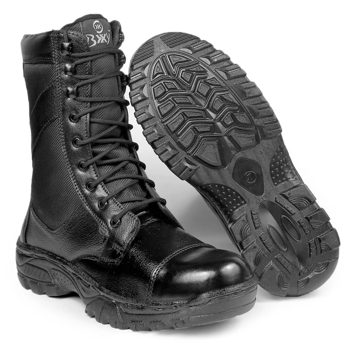 BXXY Men's Pure Leather Trekking Boots