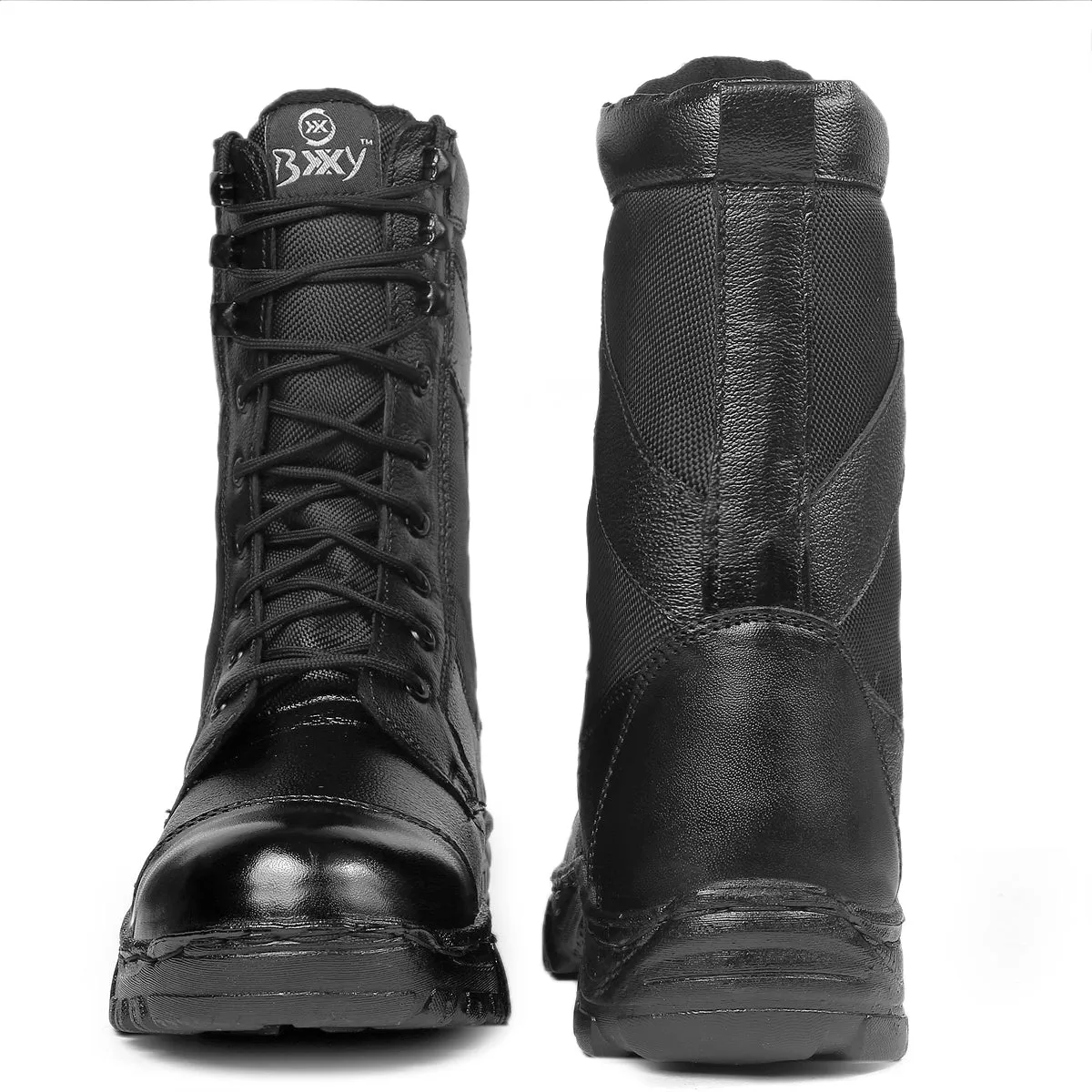 BXXY Men's Pure Leather Trekking Boots