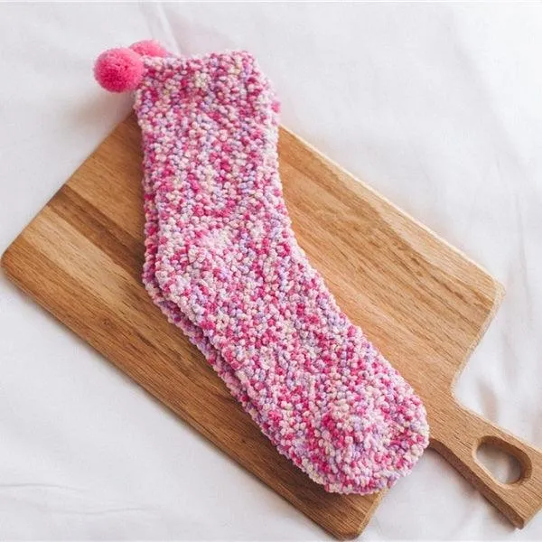 Cozy Winter Fluffy Socks for Women - Warm Christmas Lounge Footwear