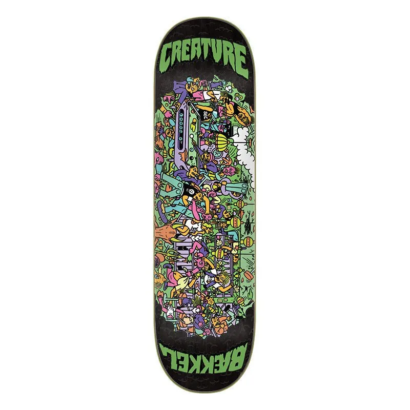 Creature 8.6" x 32.11" Baekkel Bar Crawl LG Pro Skateboard Deck