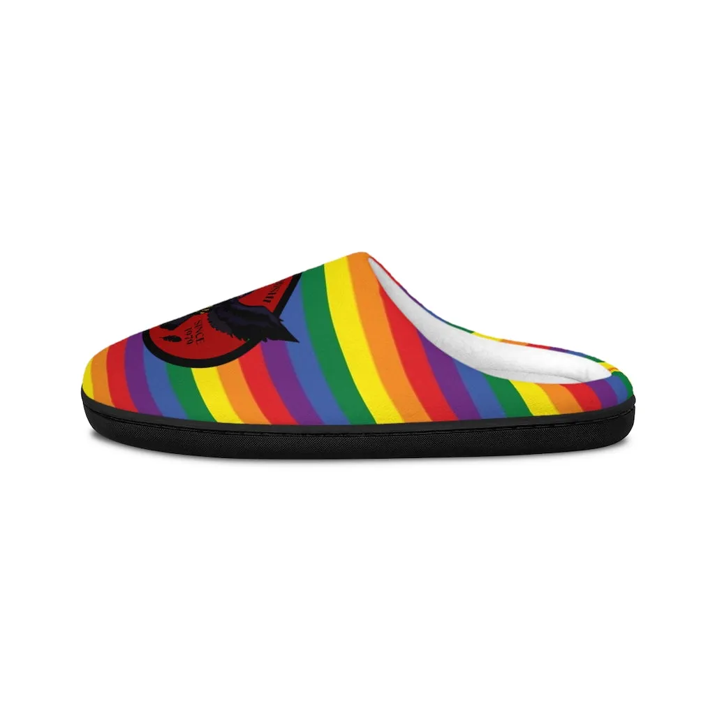 Crowgodshi Colors of the Rainbow Indoor Slippers