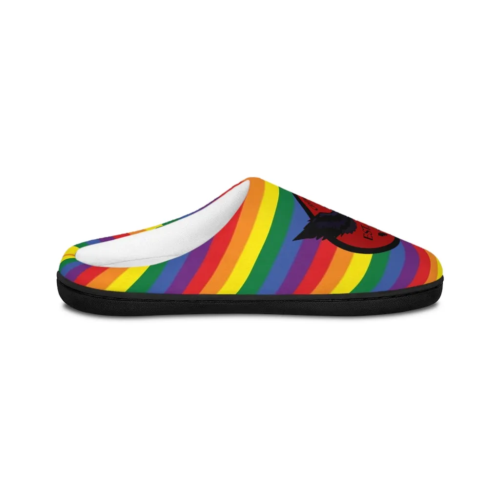 Crowgodshi Colors of the Rainbow Indoor Slippers