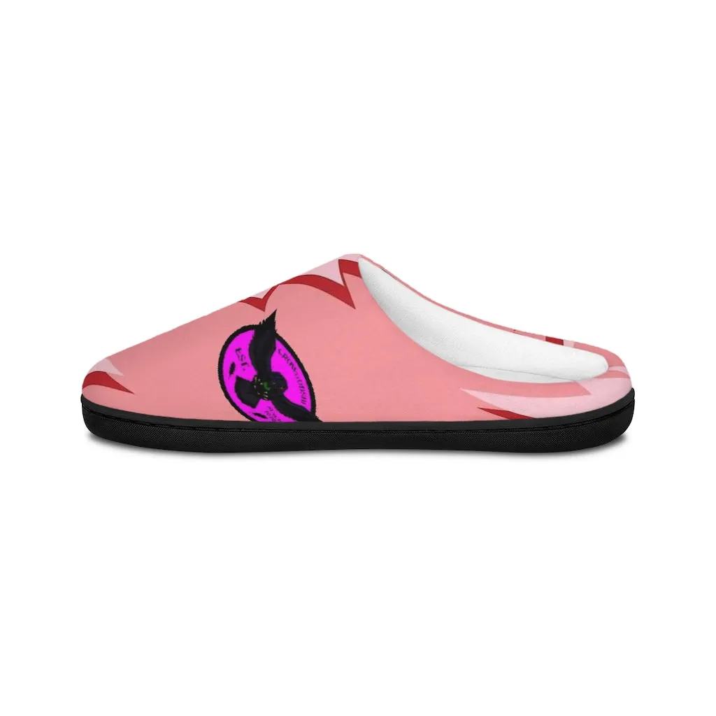 Crowgodshi Pink Lightning Indoor Slippers