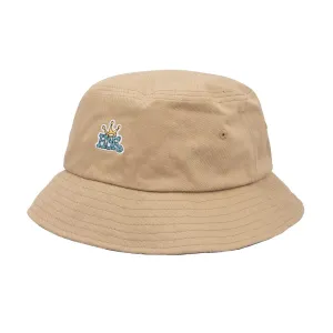 CROWN REVERSIBLE BUCKET HAT CAMEL