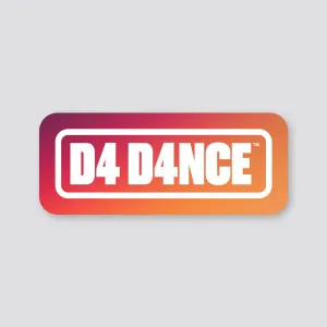 D4 D4NCE Logo Sticker