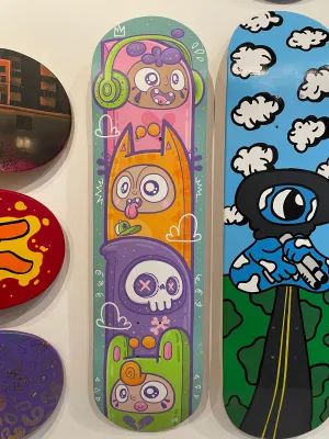 Deck the Halls - Ejits- "Totemly Adorable" - Skatedeck