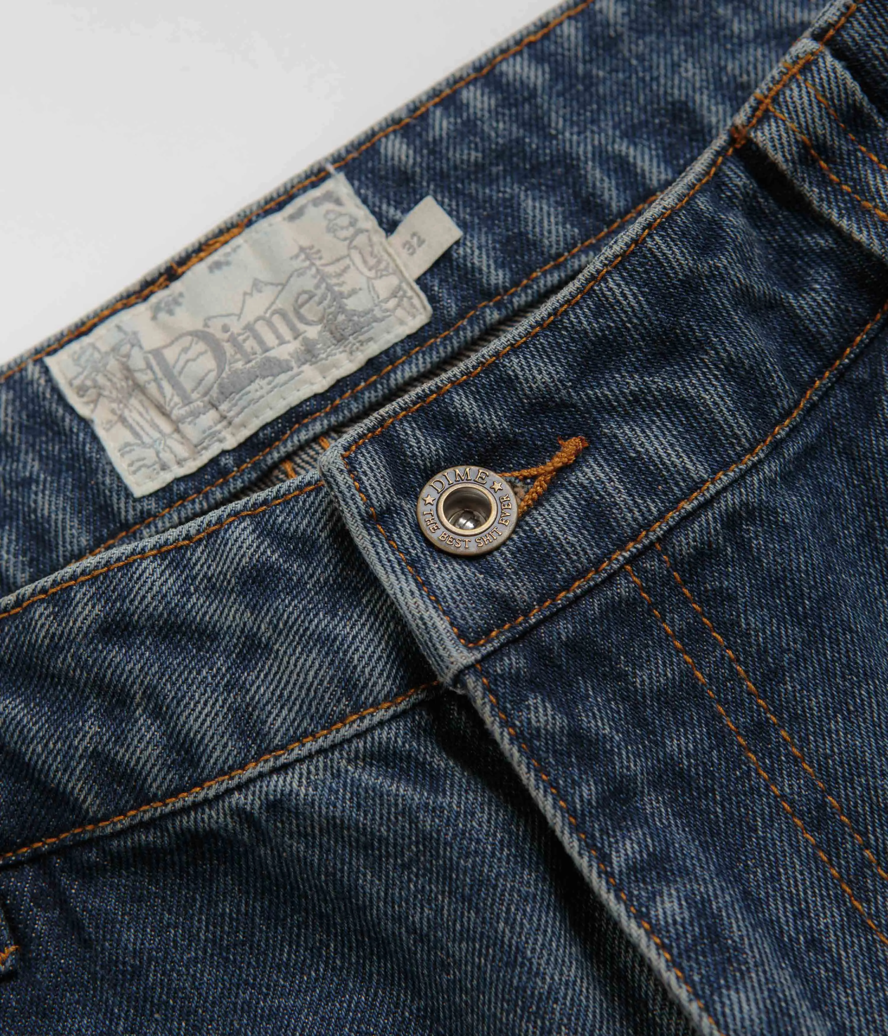 Dime Classic Baggy Jeans - Stone Washed