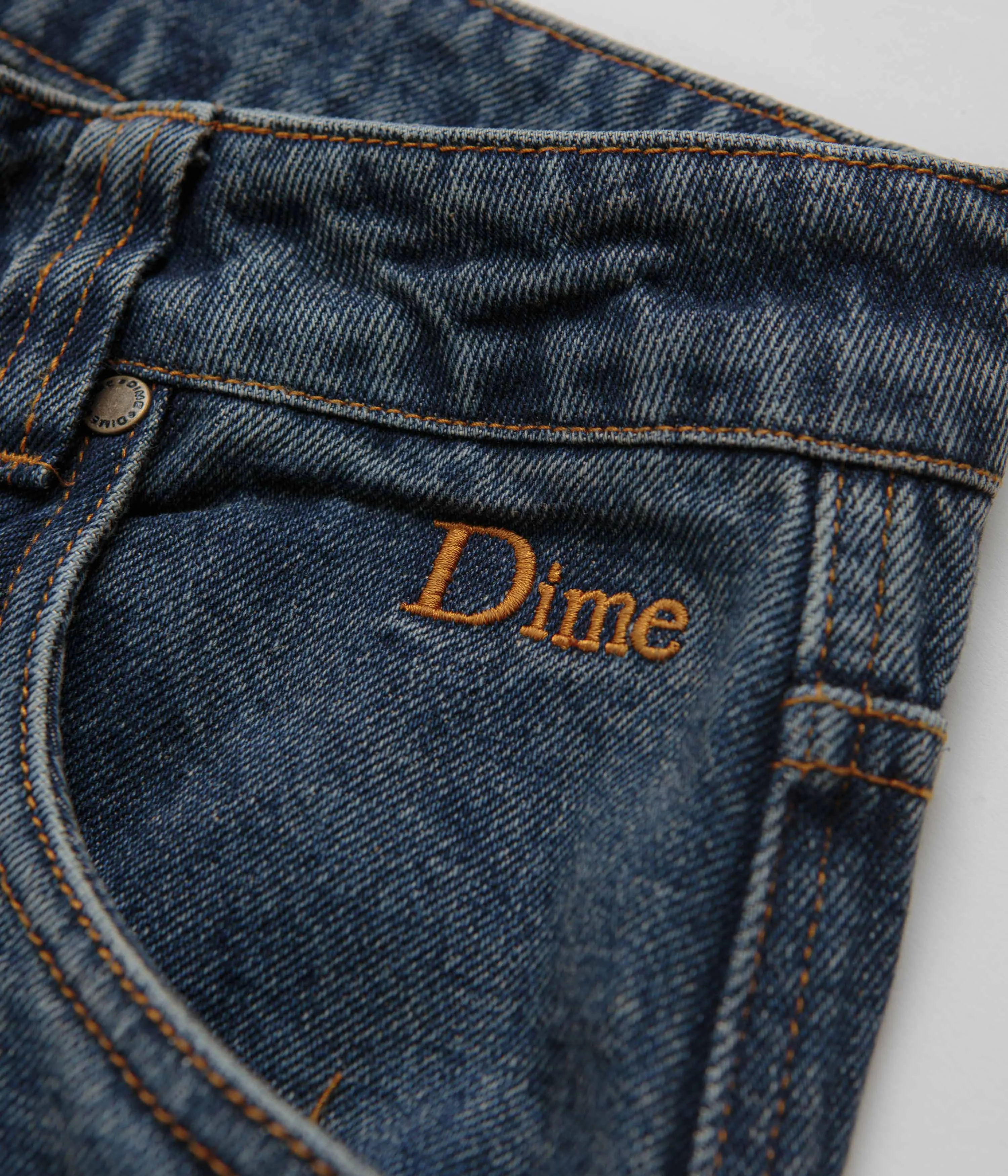 Dime Classic Baggy Jeans - Stone Washed