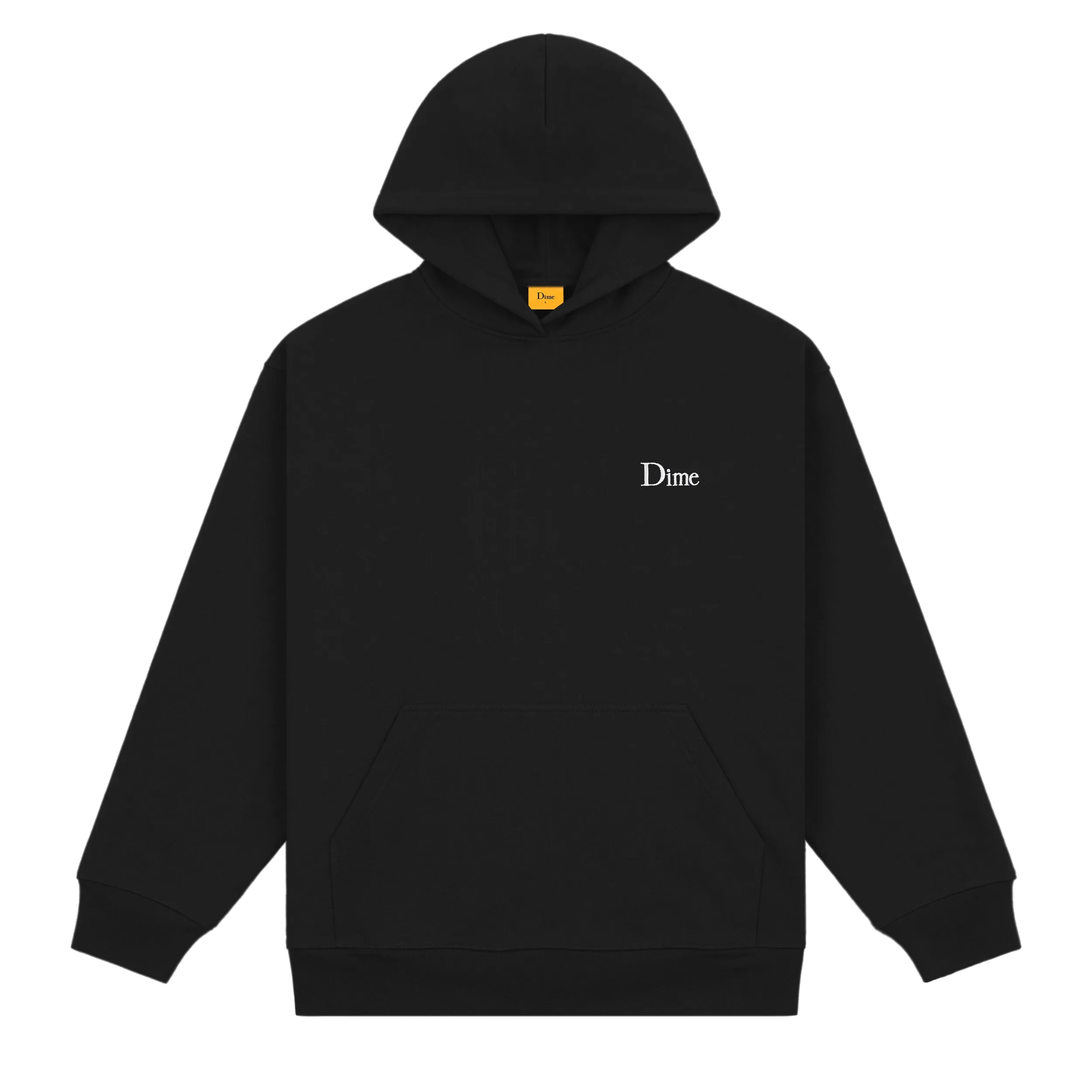 Dime Classic Small Logo Hoodie Black