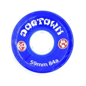 Dogtown 59mm x 84a K-9 Premium Cruiser Clear Blue Skateboard Wheels 4pk