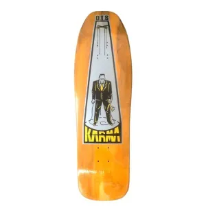 Dogtown 9.625" x 32.375" Karma Tsocheff Puppet (ORANGE STAIN) Skateboard Deck