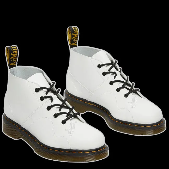 Dr Martens - 5 Eyelet White Church Boot