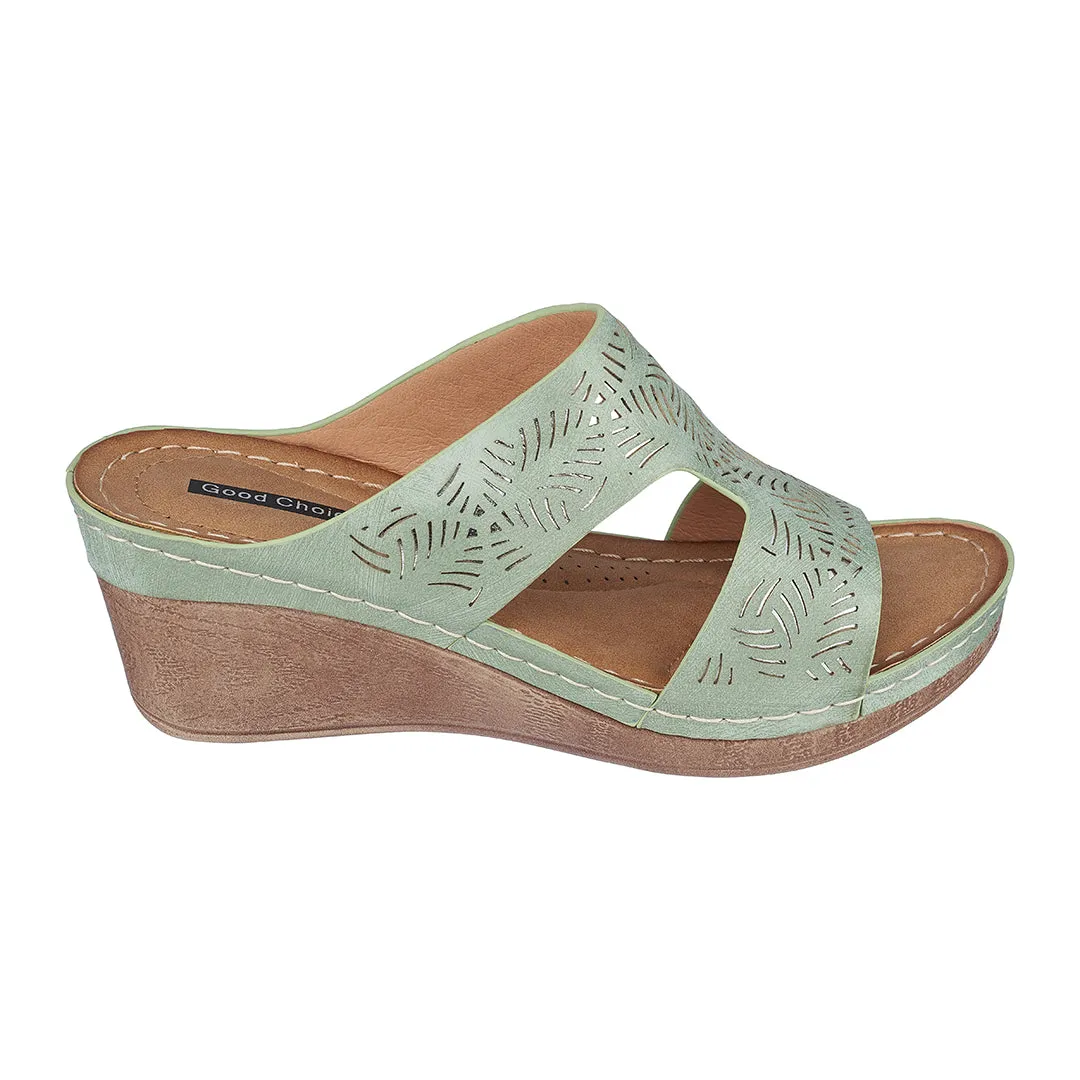 Drift Mint Wedge Sandals