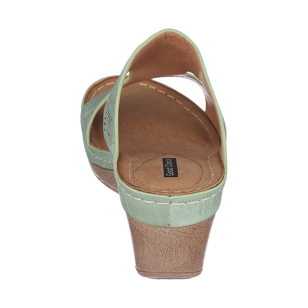 Drift Mint Wedge Sandals