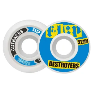 Flip Cutback 99a Skateboard Wheels - Blue - 52mm