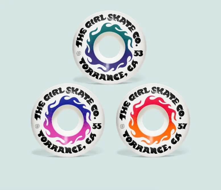 Girl GSSC Conical Skateboard Wheels 53mm 99D