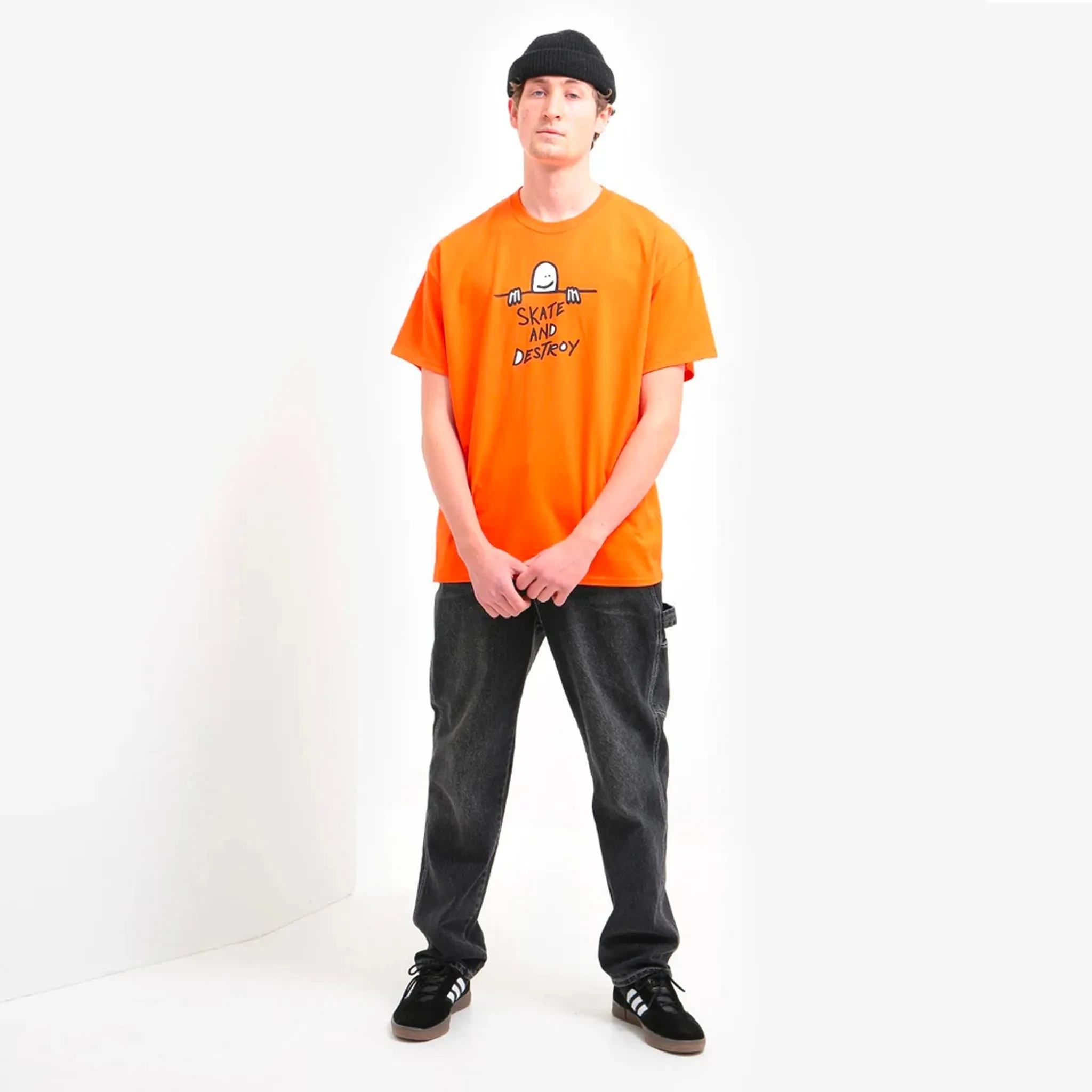 Gonz S.A.D. Logo Tee  (Orange)