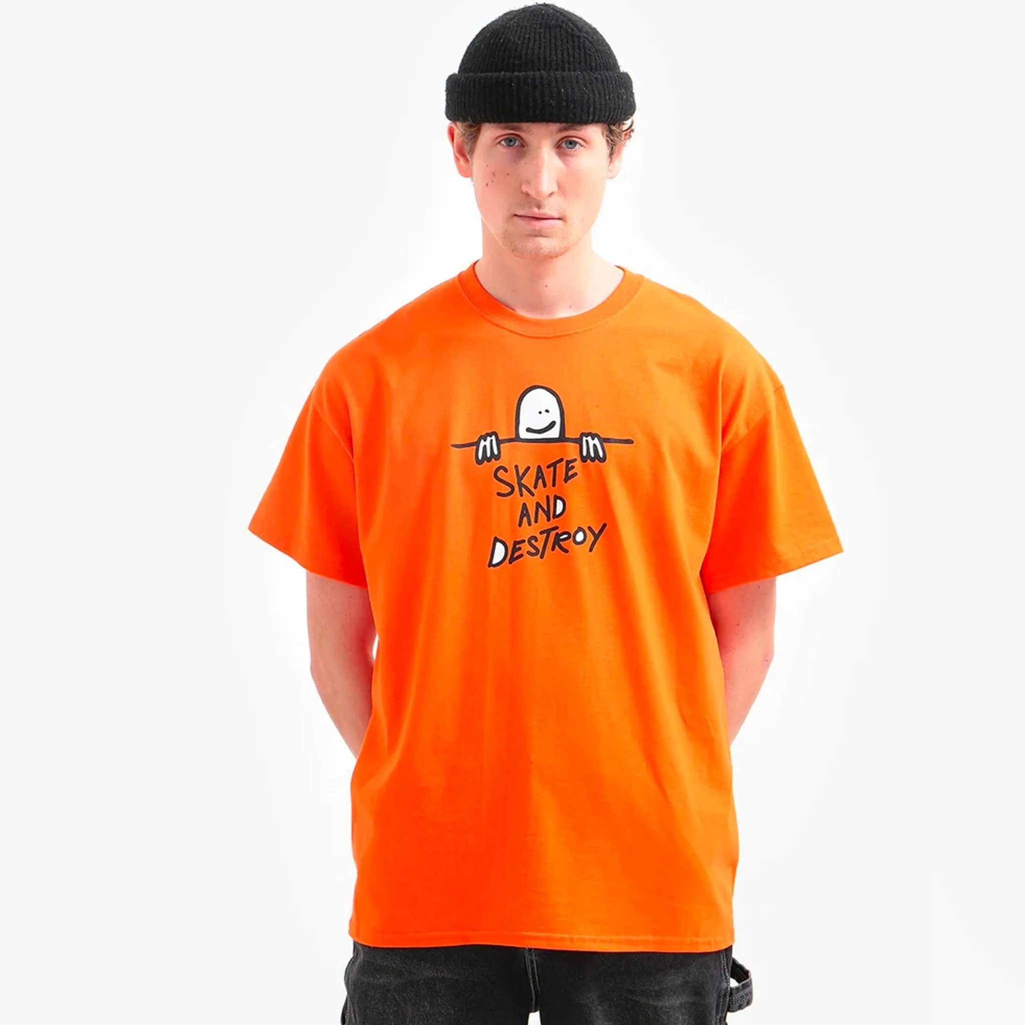 Gonz S.A.D. Logo Tee  (Orange)