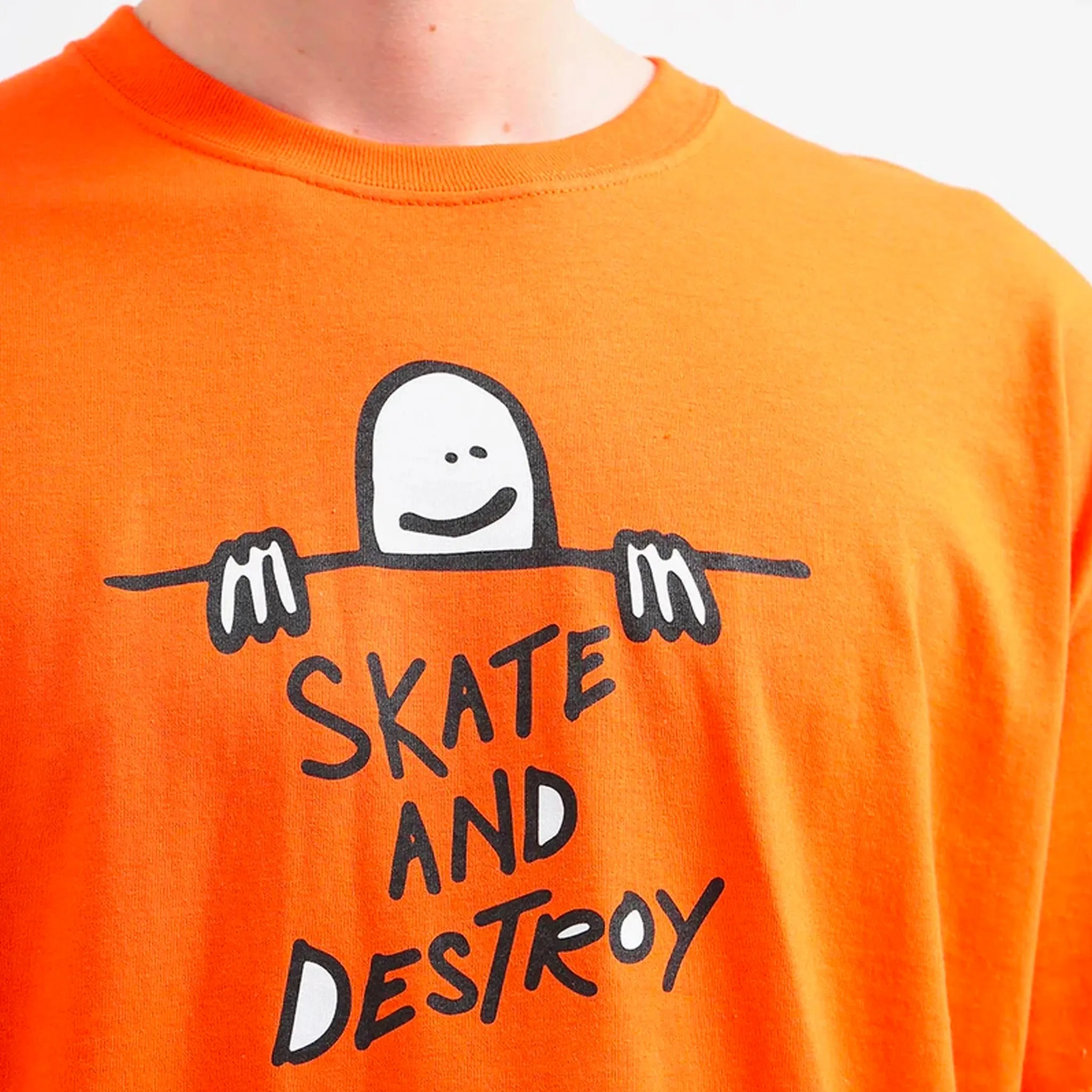 Gonz S.A.D. Logo Tee  (Orange)