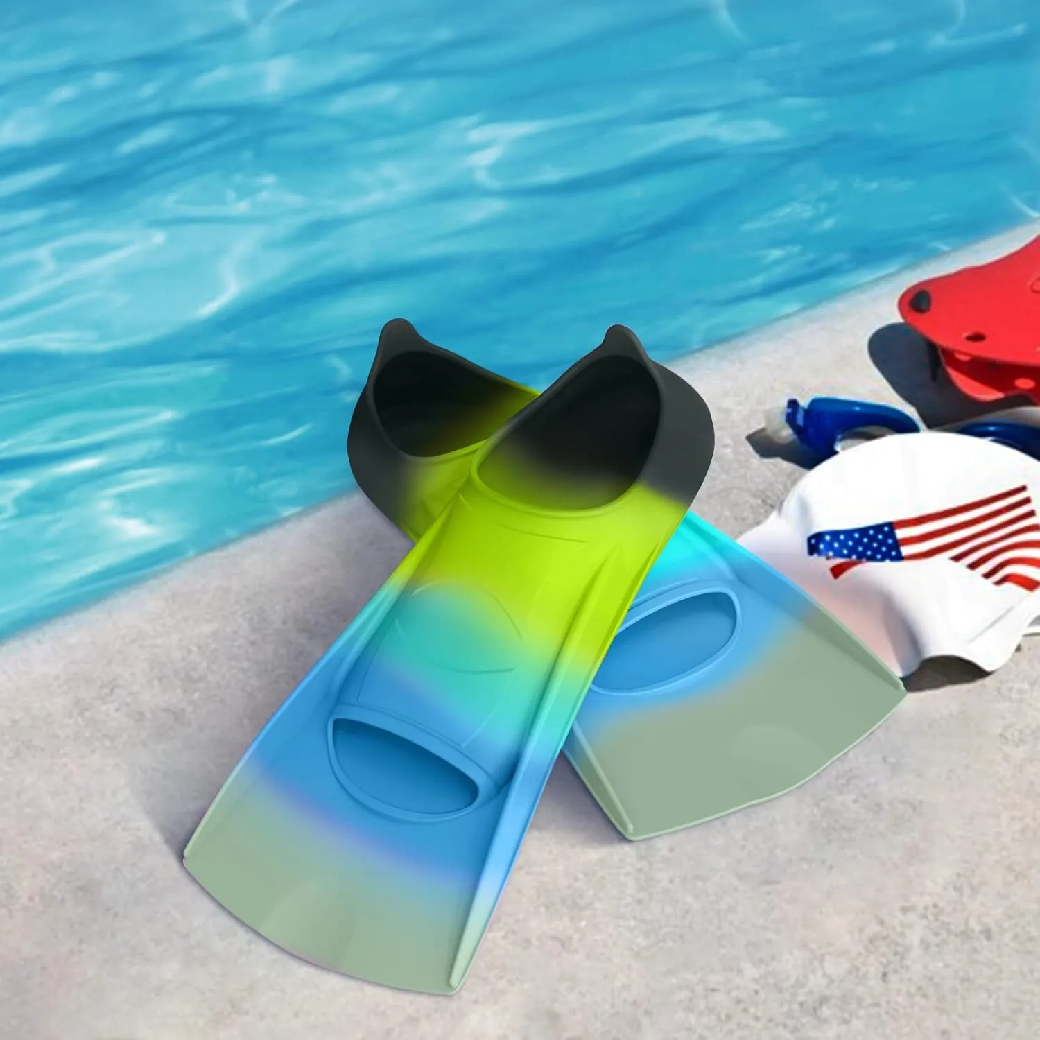 Greatever Swim Fins, Adults Swim Training Fins for Lap Swimming