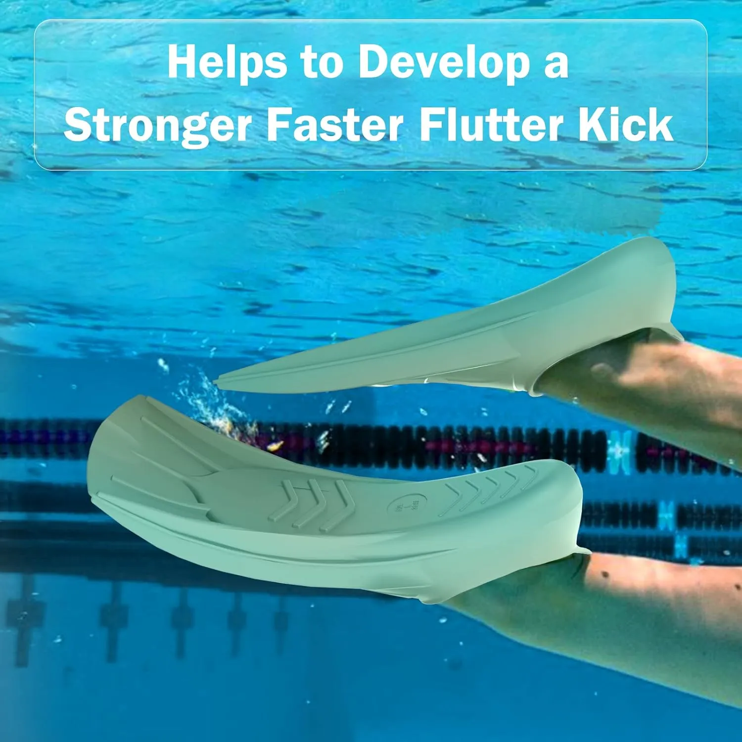 Greatever Swim Fins, Adults Swim Training Fins for Lap Swimming