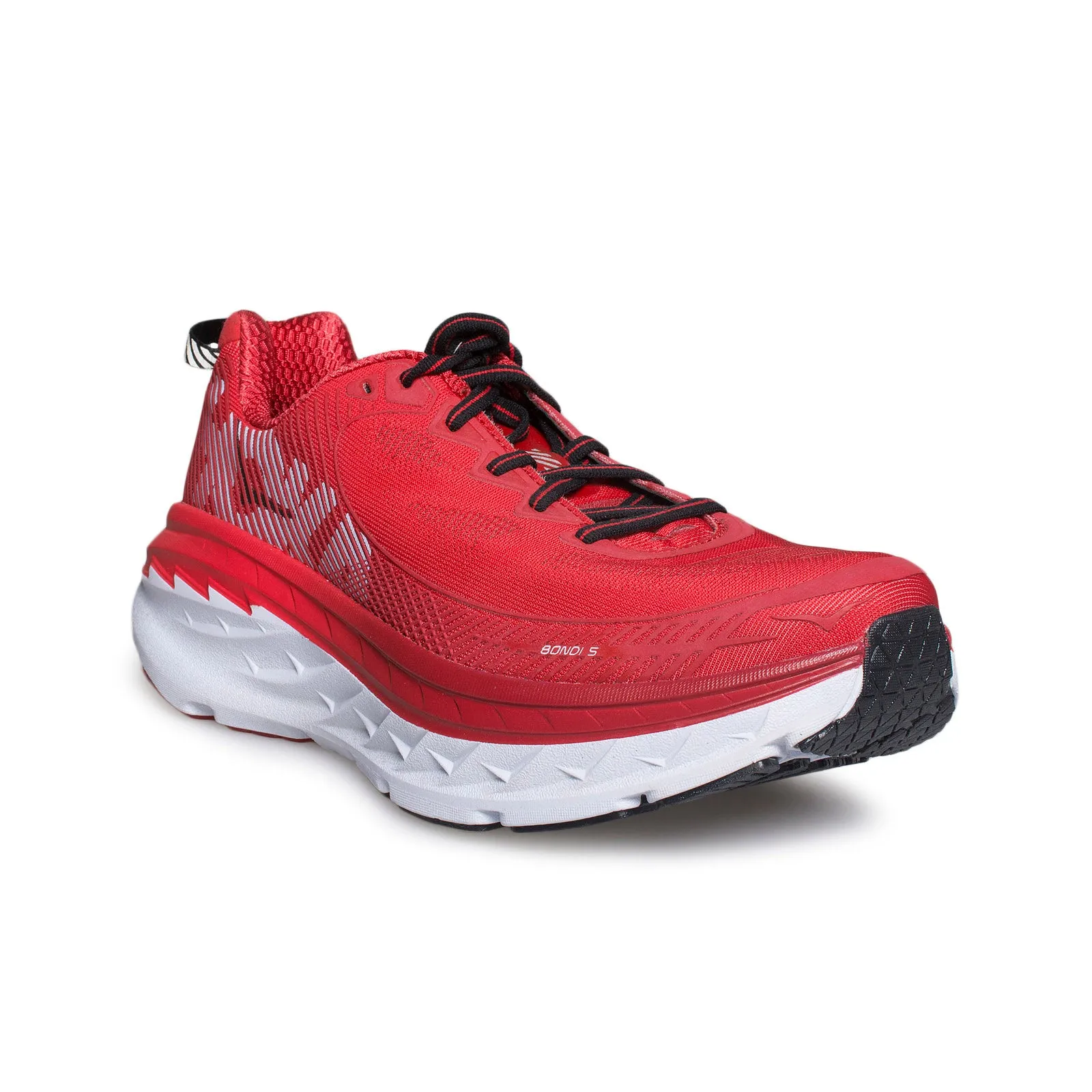 HOKA Bondi 5 Risk Red / Haute Red Running Shoes - Men's