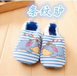 Hot Sale Soft Lovely Baby Boys Girls Kids Shoes Cotton Toddler Slippers New Style Skid-Oroof First Walkers Infant Shoes