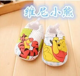 Hot Sale Soft Lovely Baby Boys Girls Kids Shoes Cotton Toddler Slippers New Style Skid-Oroof First Walkers Infant Shoes