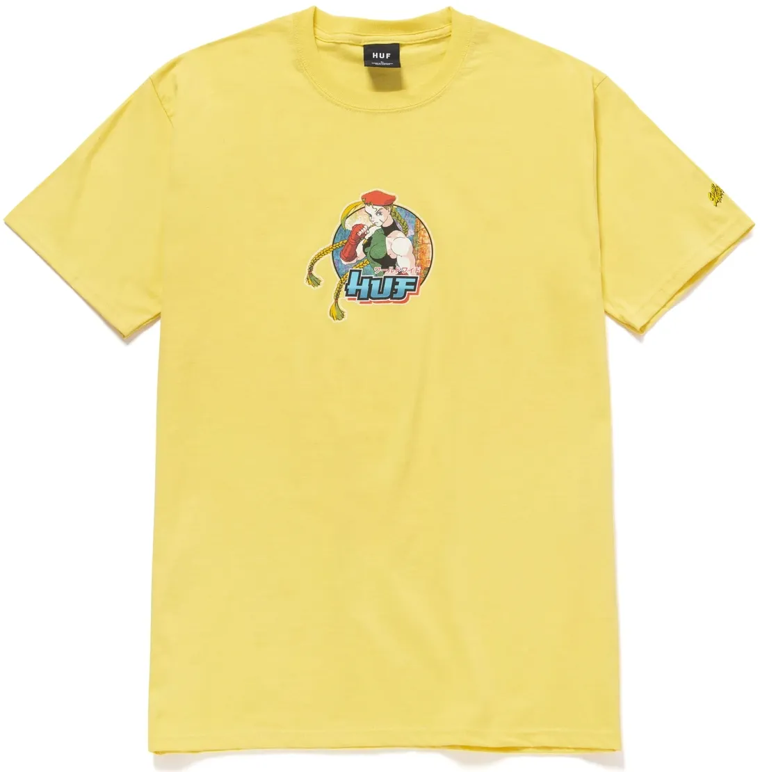 HUF x Street Fighter Cammy Tee, Yellow