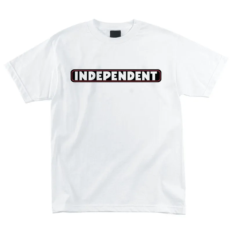 Independent Bar Logo Short Sleeve Heavyweight Mens T-Shirt