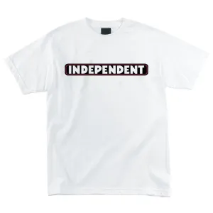 Independent Bar Logo Short Sleeve Heavyweight Mens T-Shirt