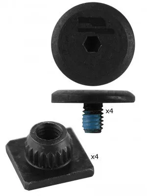 Inline Skate Cuff Bolts Round 4 Pack Razors and others.