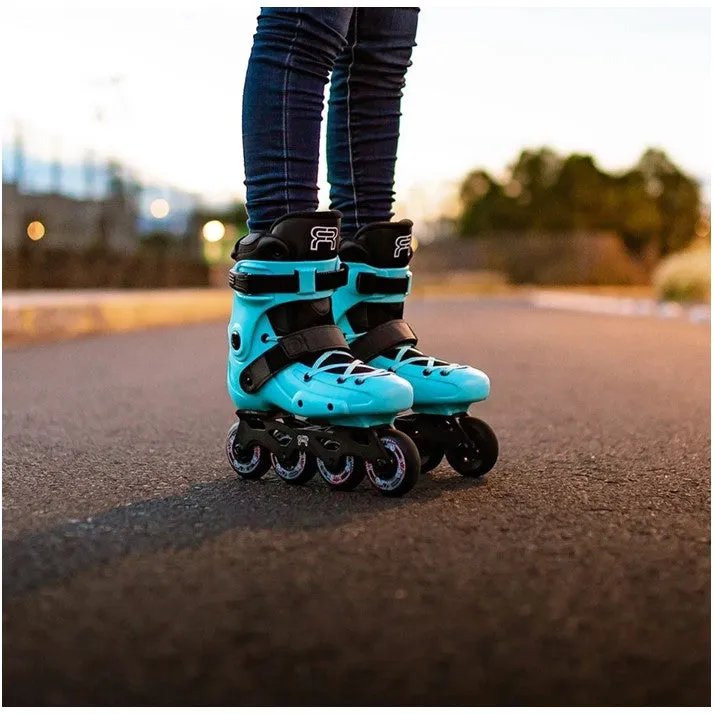 Kids Adjustable FR FRJ Light Blue Inline Skates