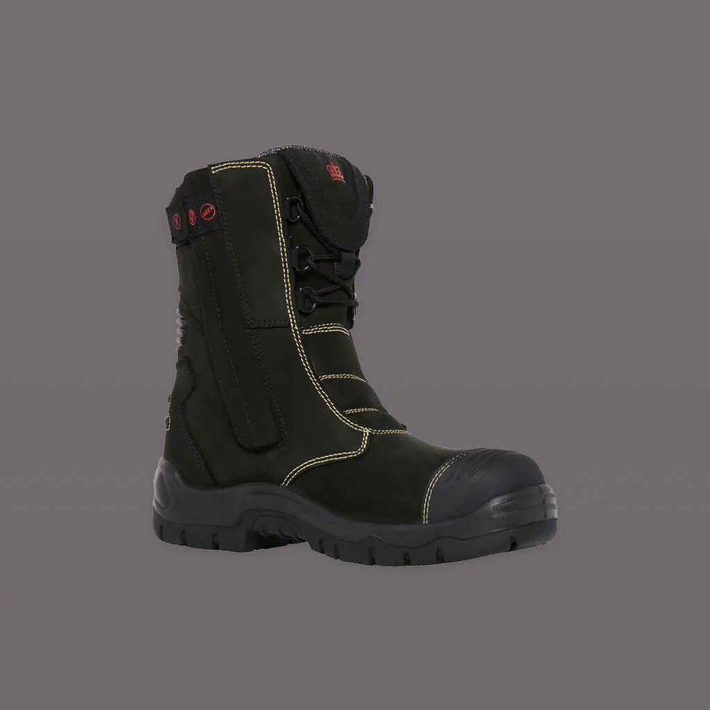 King Gee Bennu Rigger Steel Toe Safety Work Boots With Scuff Cap (K27174)